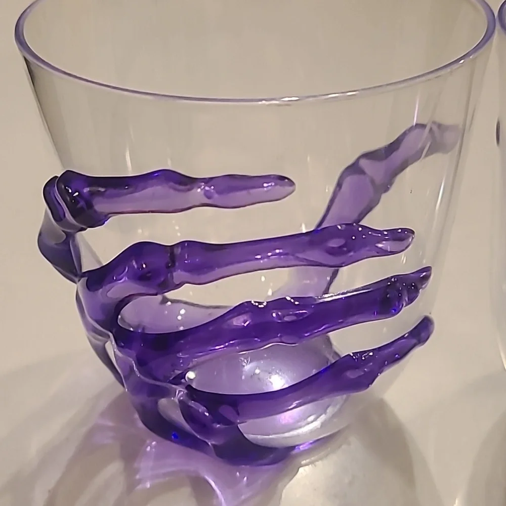 Free With Purchase Skeleton Skull plastic cups.